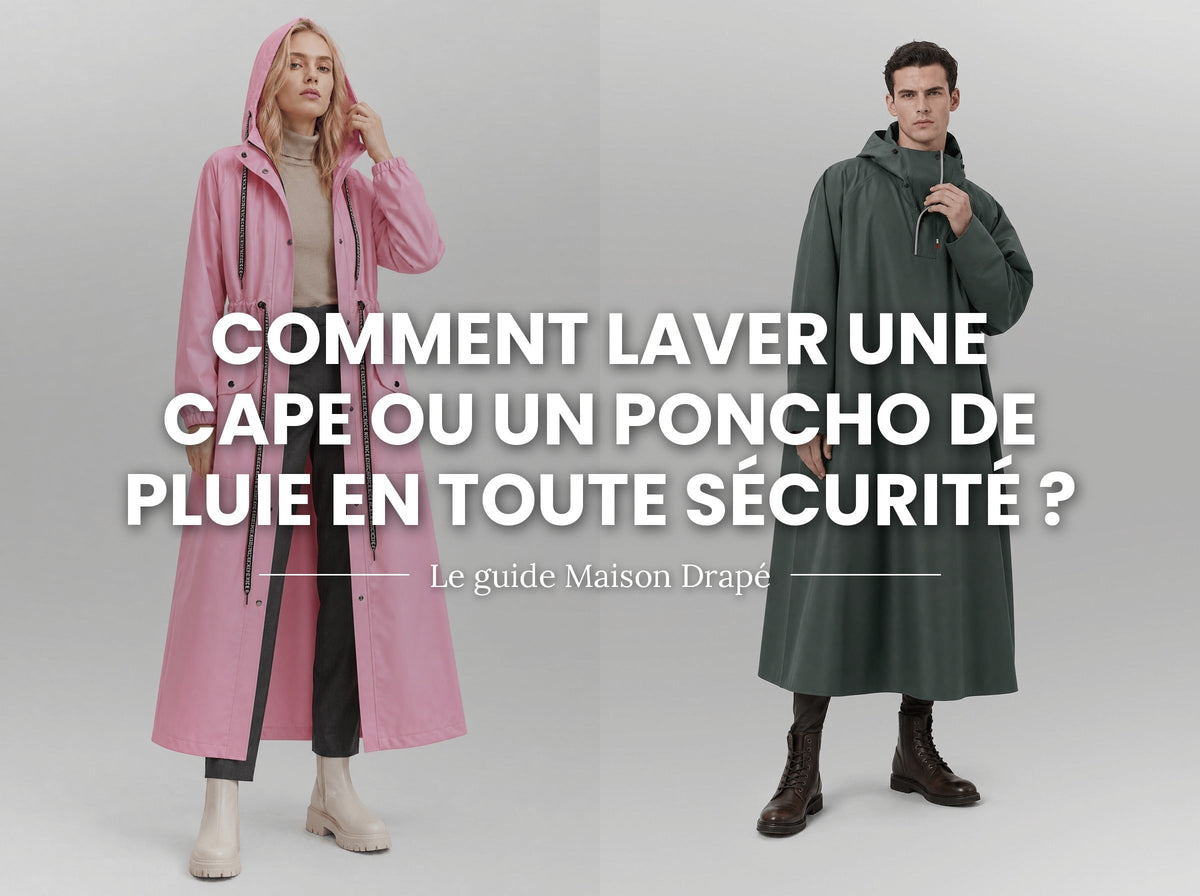 Comment laver une cape ou un poncho de pluie en toute sécurité ? Image