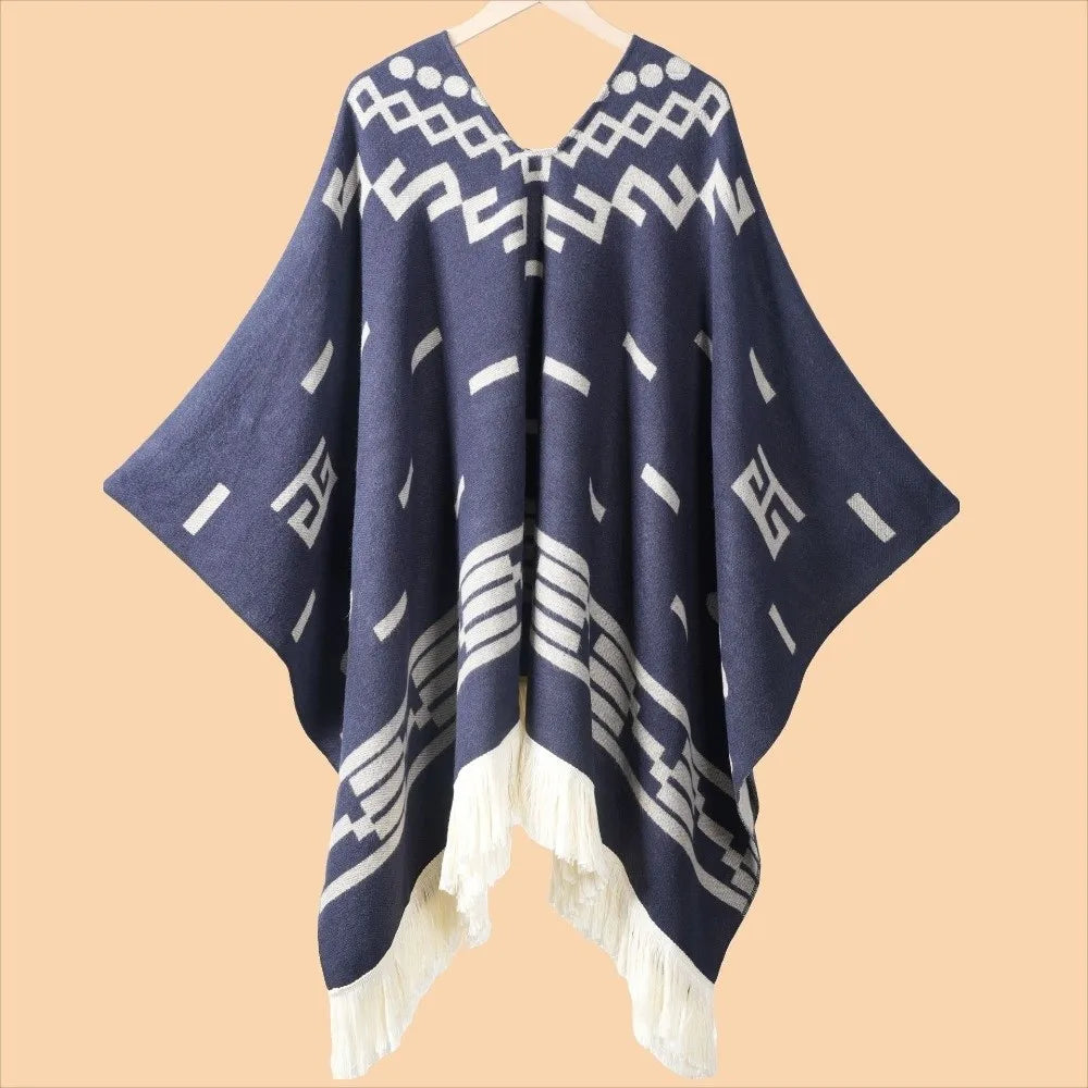 Poncho Homme Style Cowboy