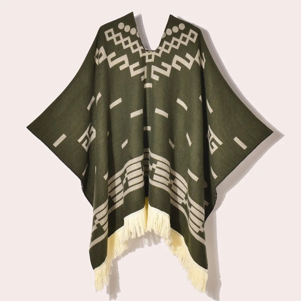 Poncho Homme Style Cowboy