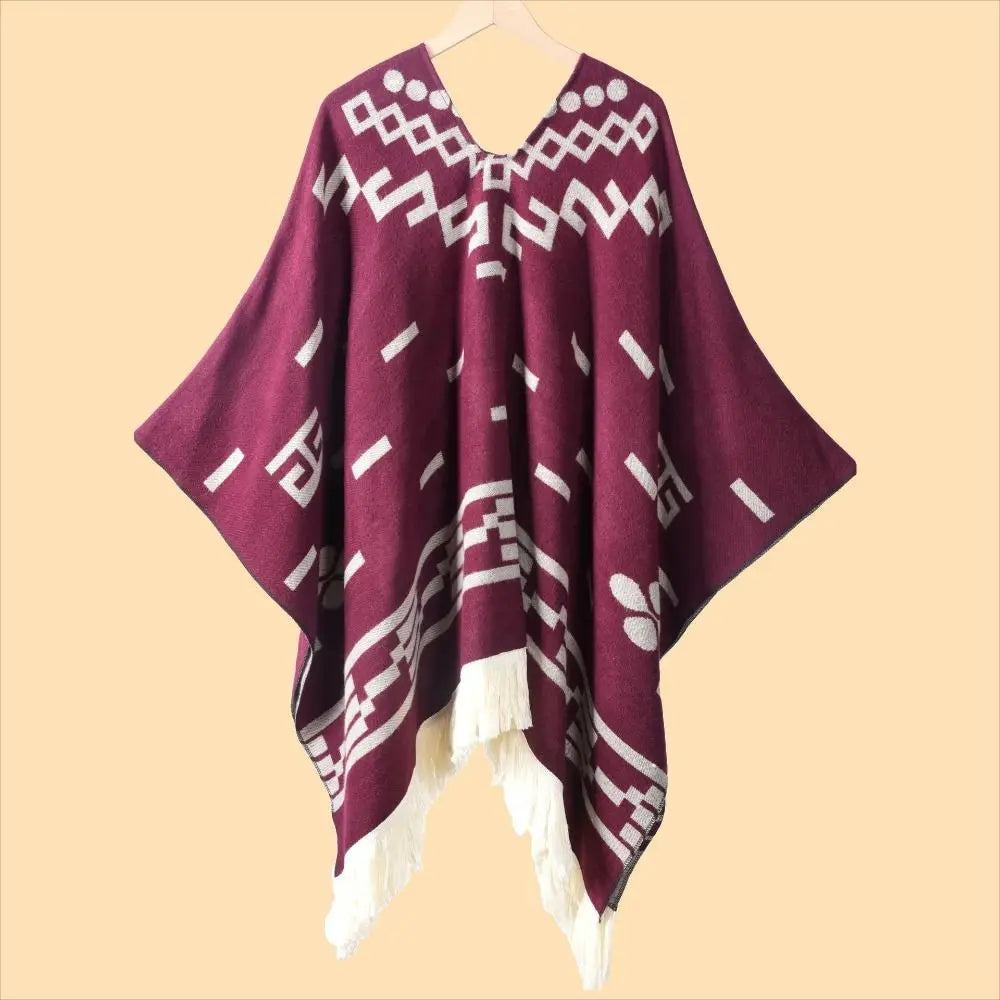 Poncho Homme Style Cowboy