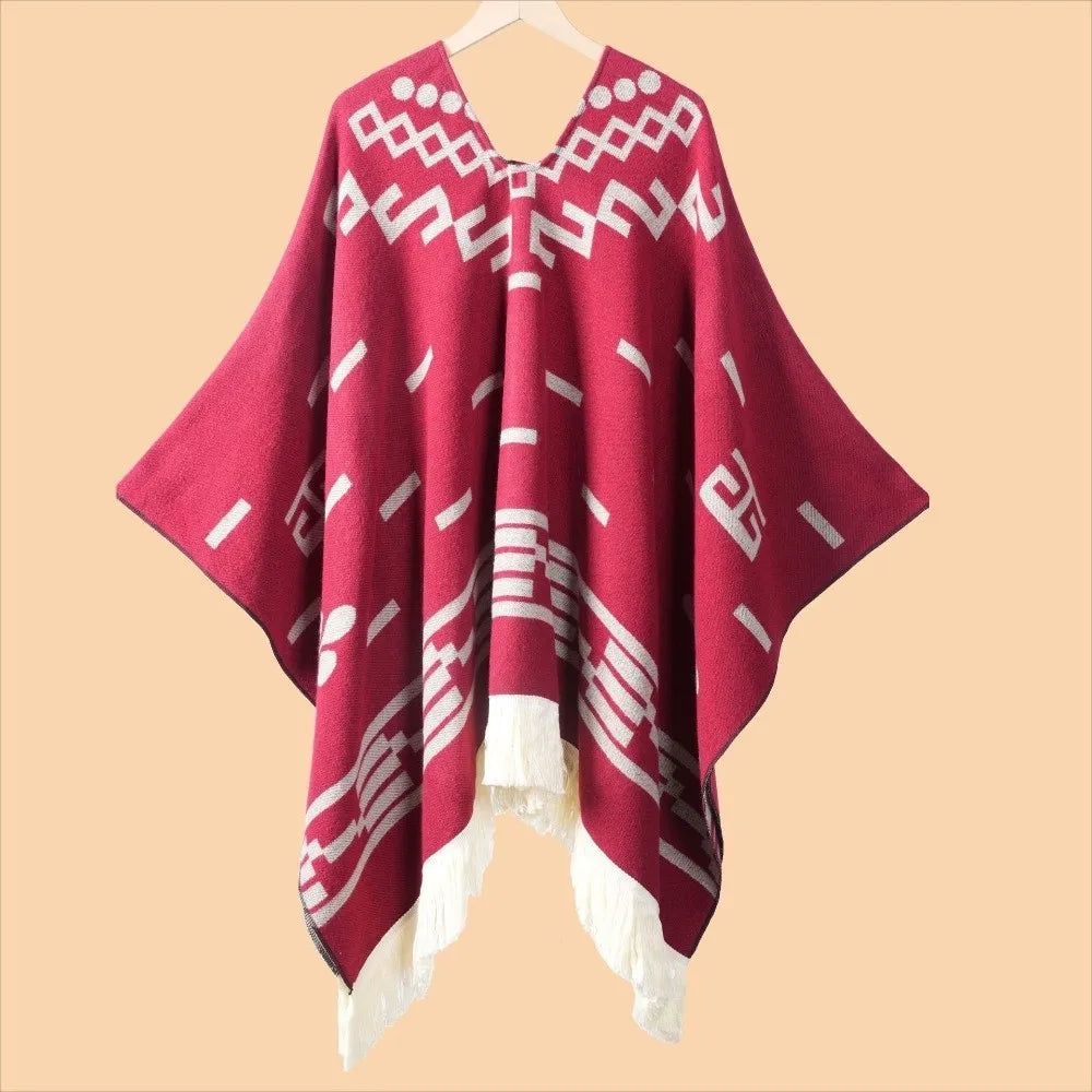Poncho Homme Style Cowboy