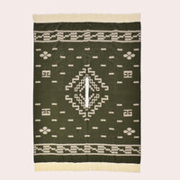 Poncho Noir à Franges
