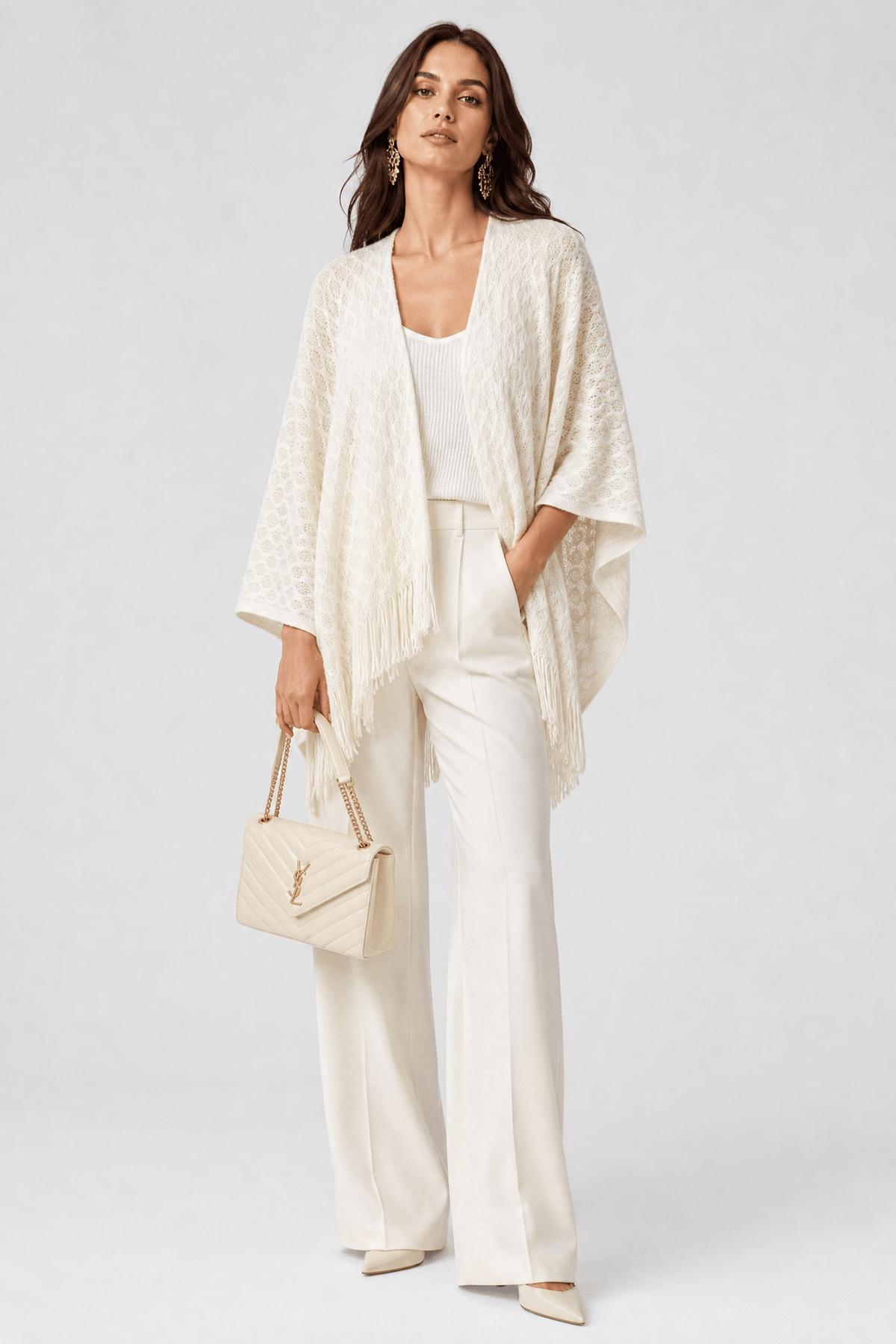 Cape Femme avec Franges