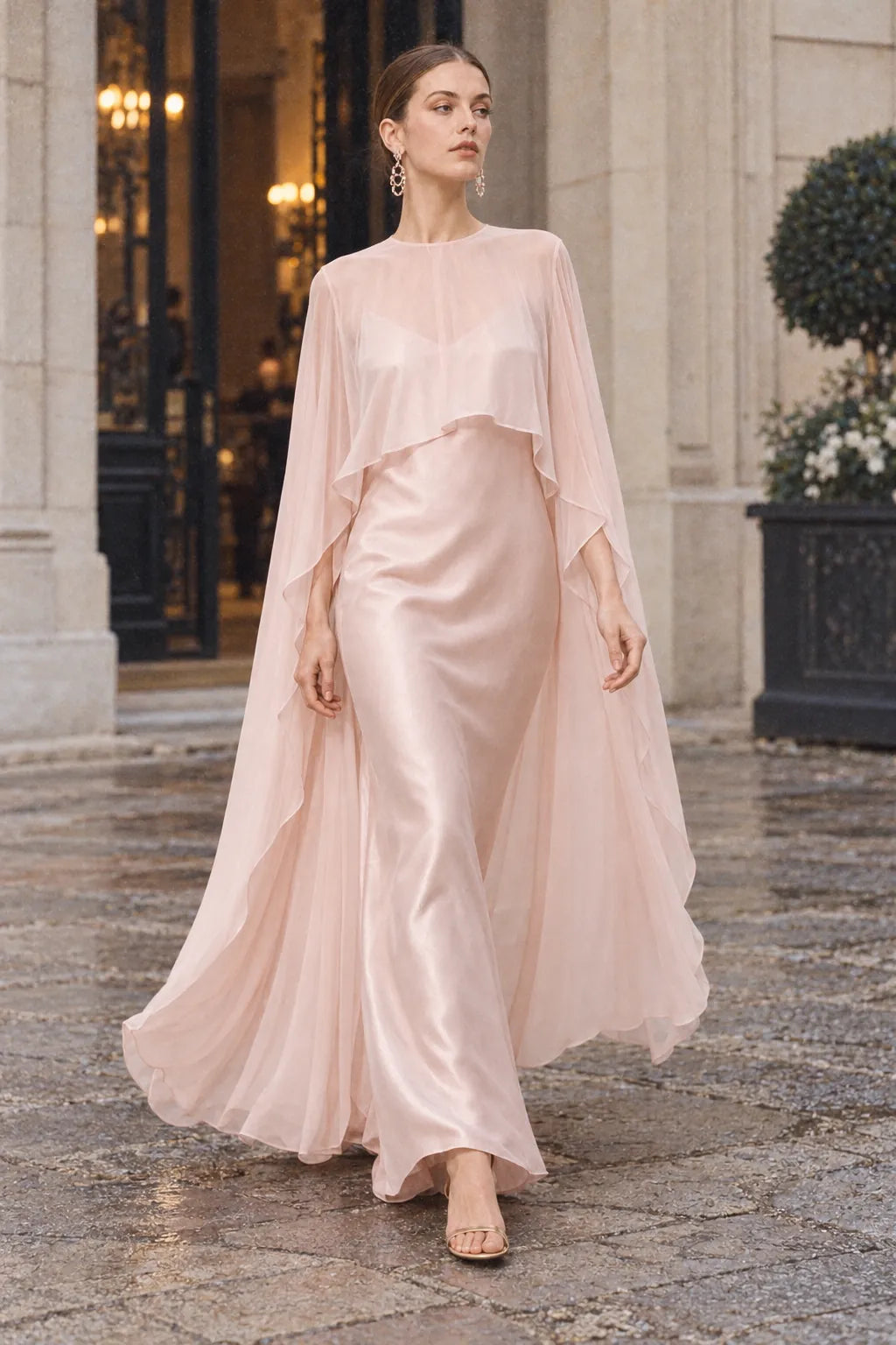 Cape Femme en Voile Mariage