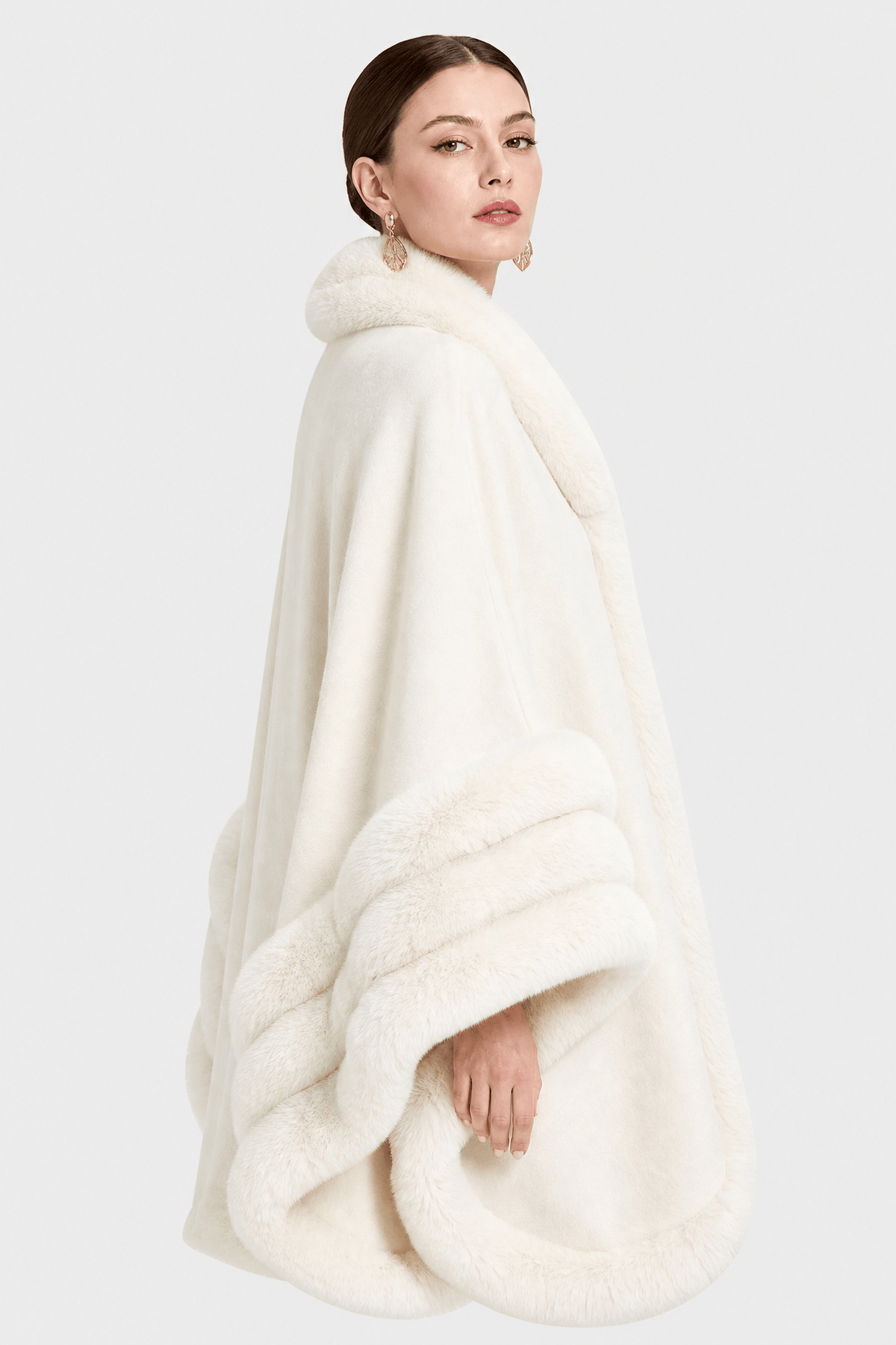 Cape Femme Fourrure Grande Taille