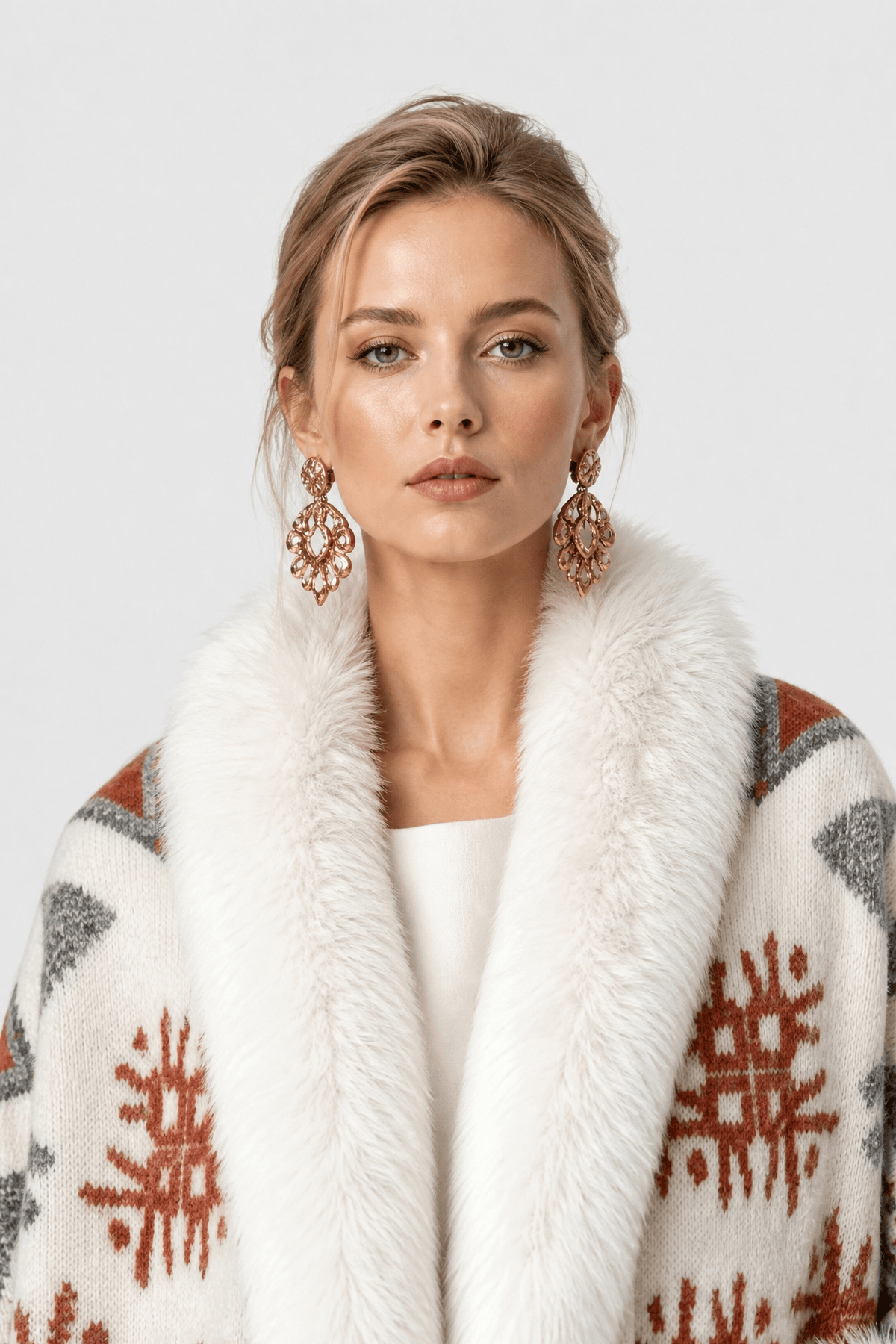 Cape Femme Hiver Grande Taille