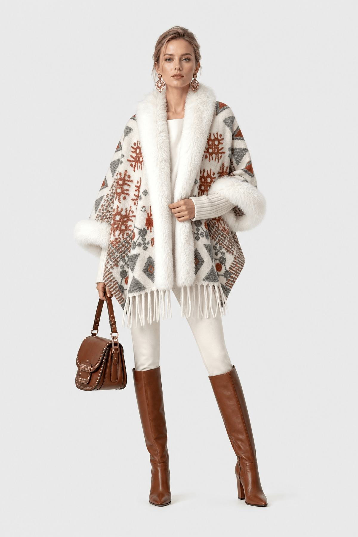 Cape Femme Hiver Grande Taille