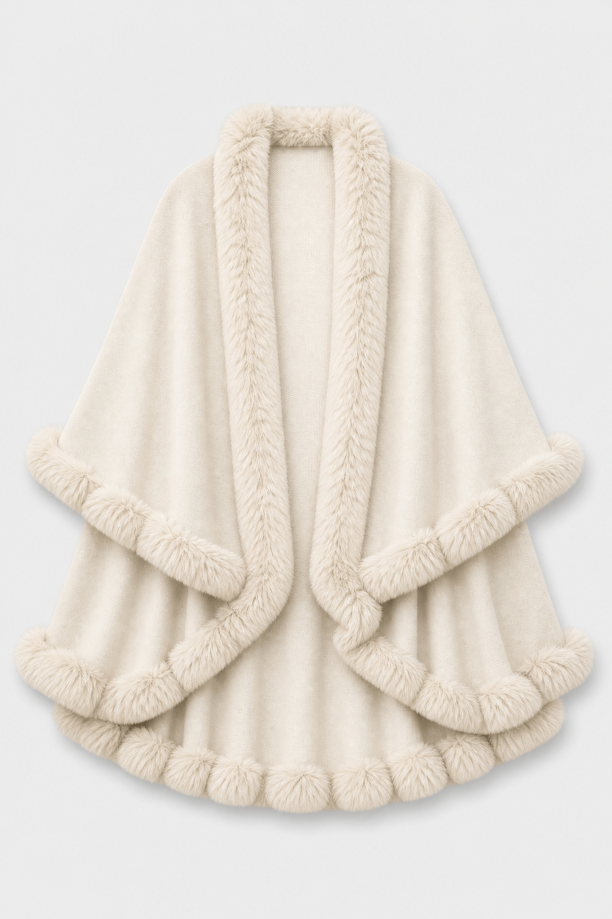Cape Femme Longue en Laine
