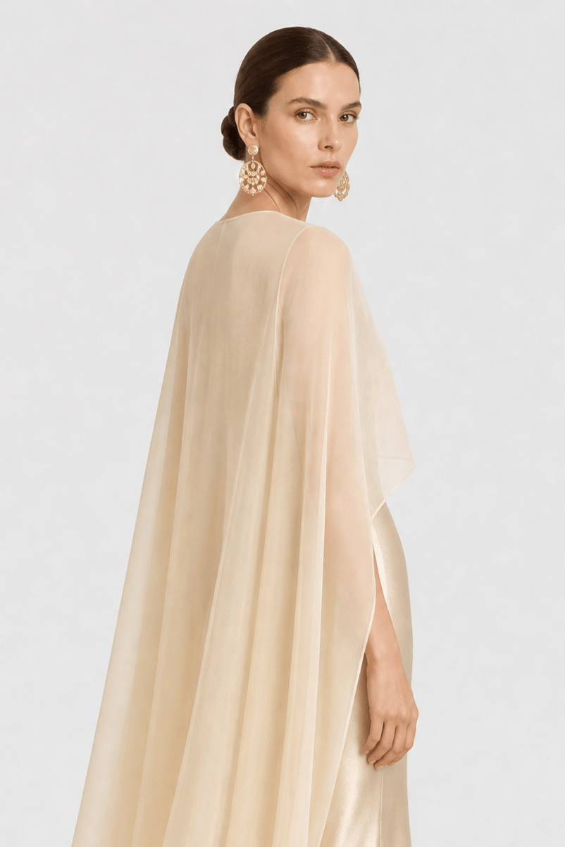 Cape Femme Longue Mariage