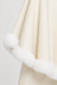 Cape Femme Manteau à Capuche