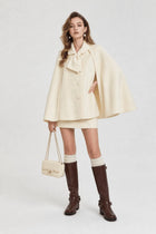 Cape Femme Manteau Beige