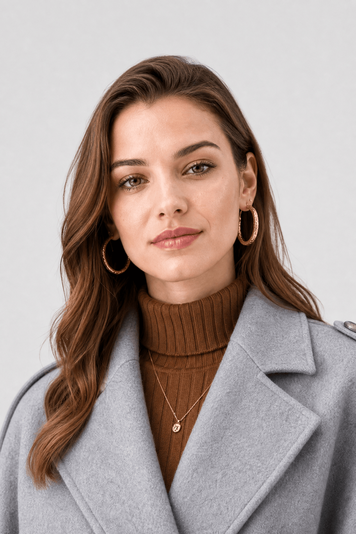 Cape Femme Manteau en Laine