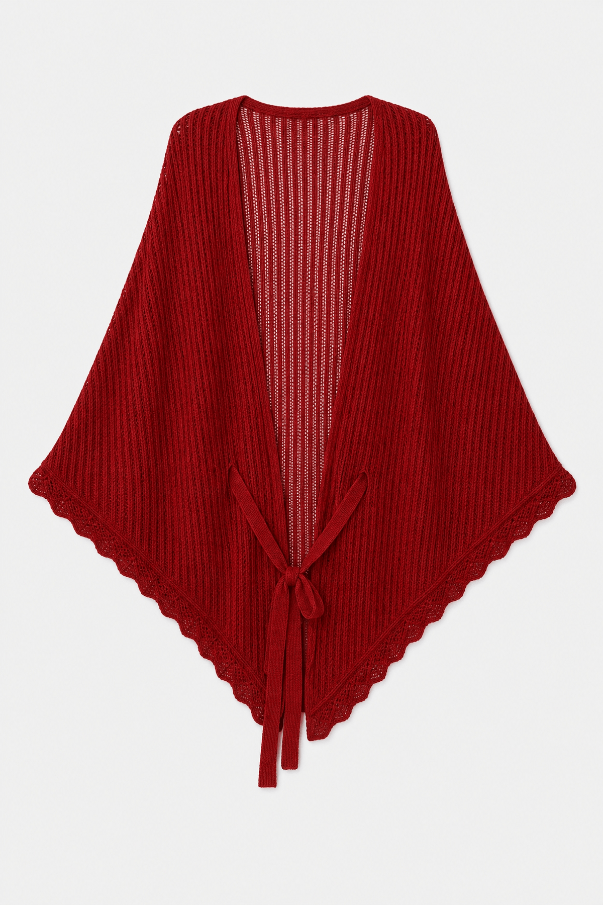 Cape Femme Rouge Bordeaux