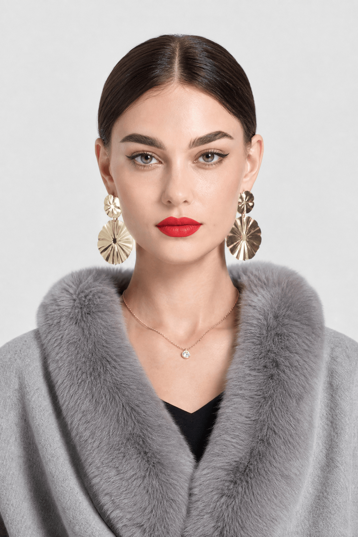 Cape Laine Femme Fourrure