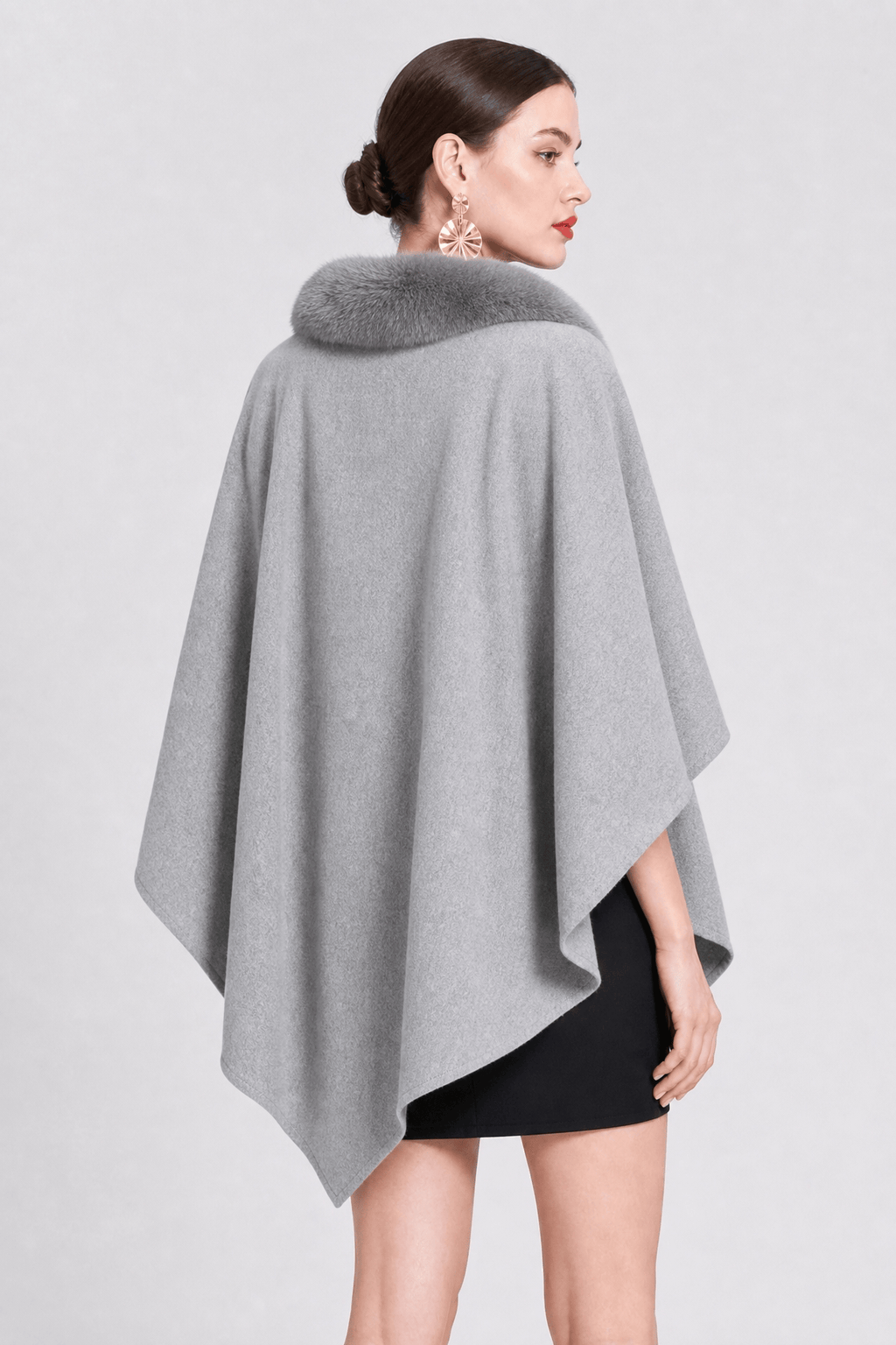 Cape Laine Femme Fourrure