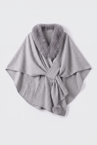 Cape Laine Femme Fourrure