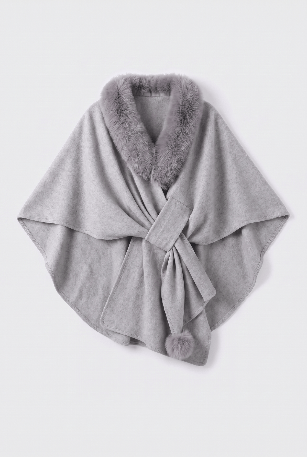 Cape Laine Femme Fourrure
