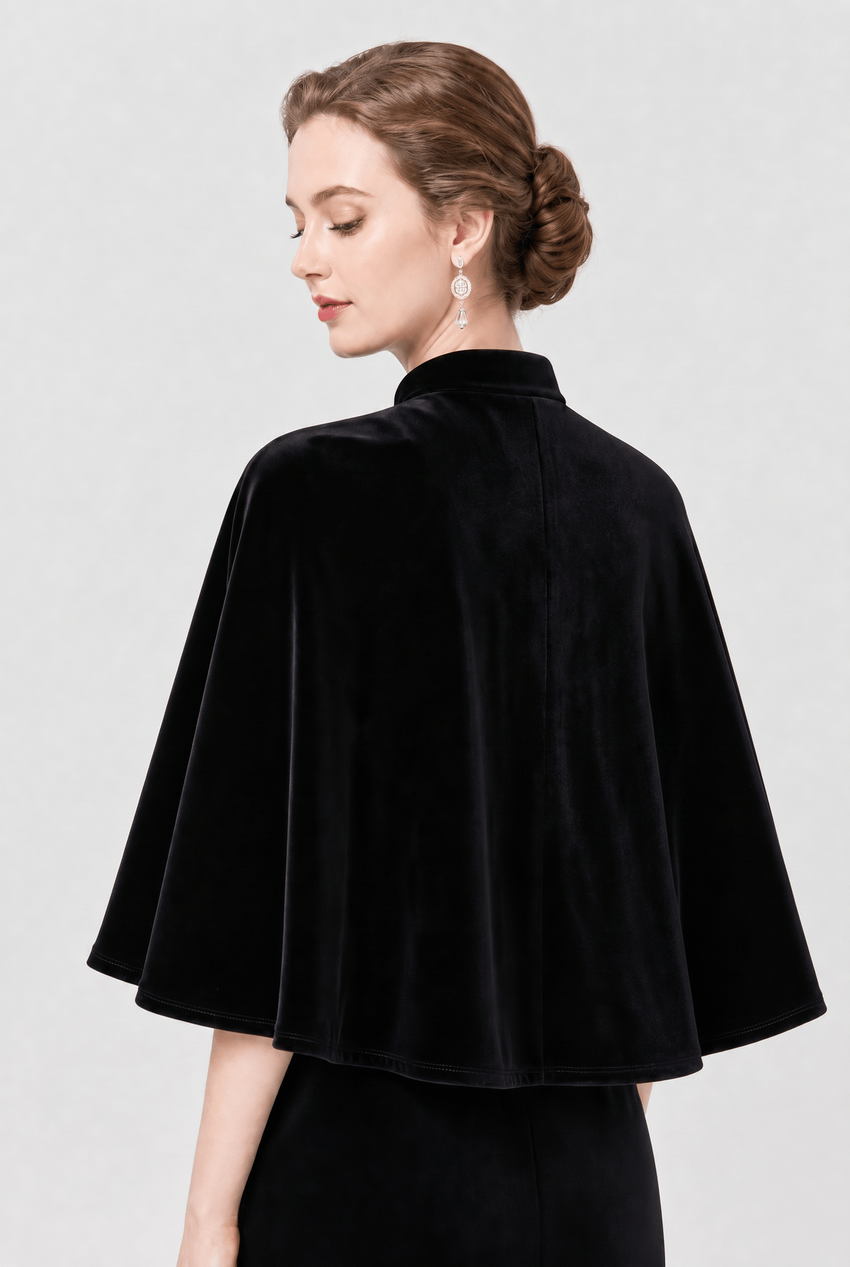 Cape Orientale Femme Brodée