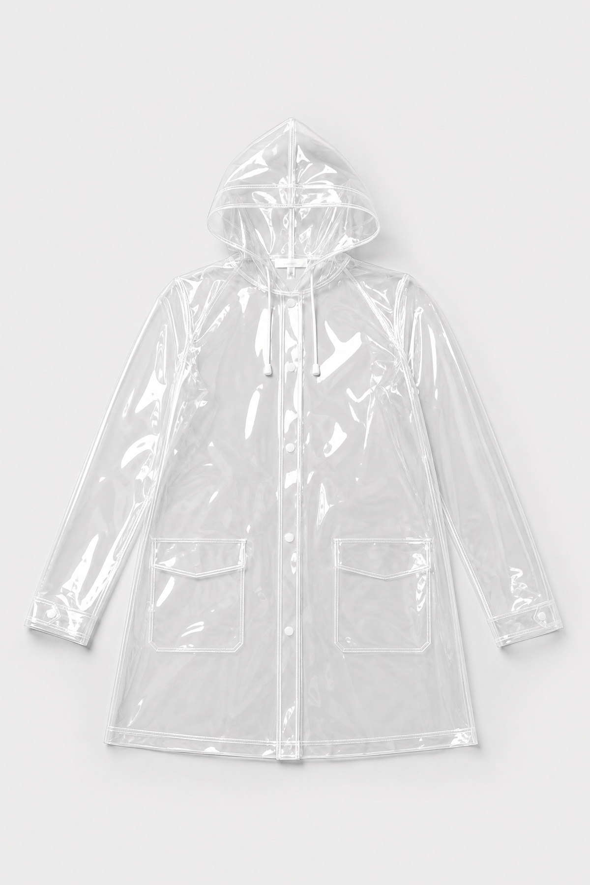Cape Pluie Transparente avec Capuche