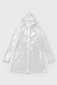 Cape Pluie Transparente avec Capuche