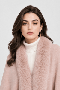 Cape Polaire Femme Rose