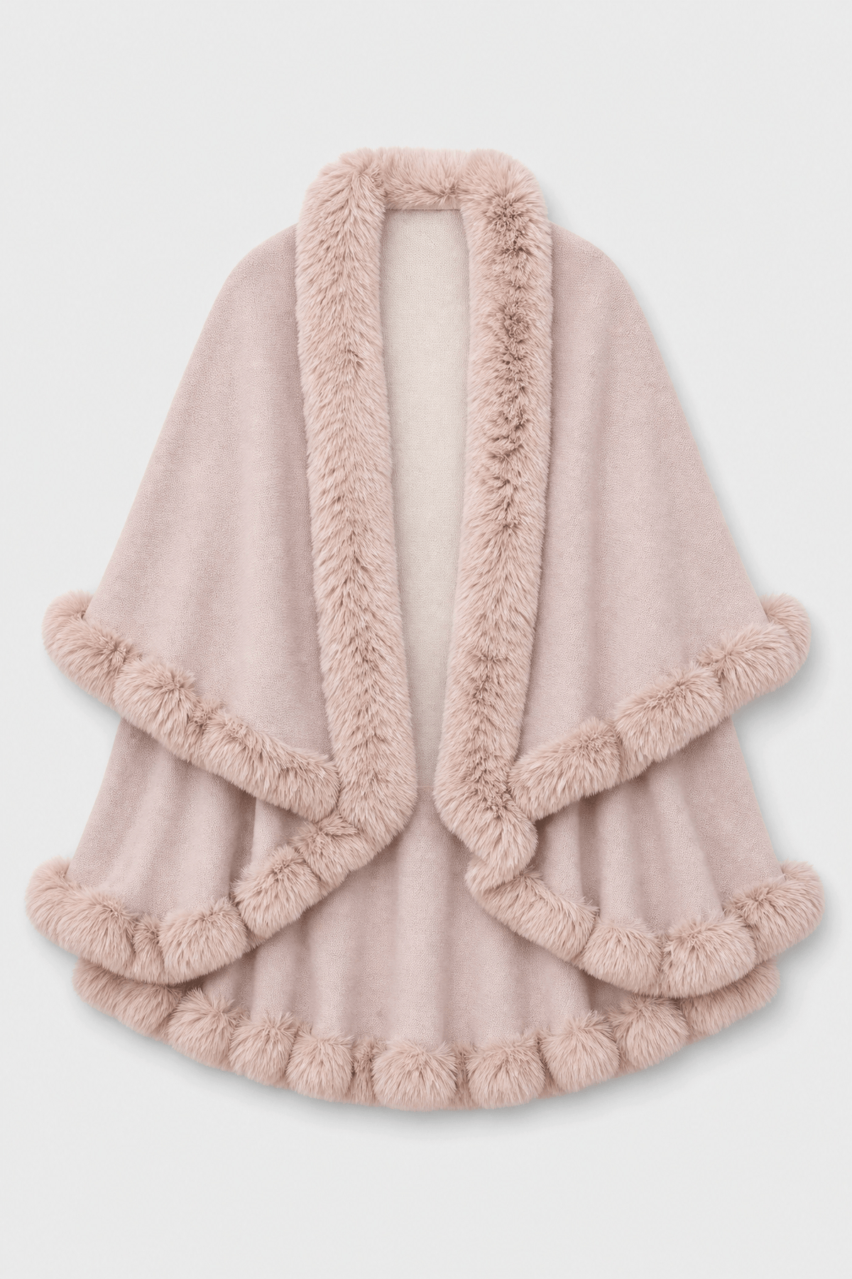 Cape Polaire Femme Rose