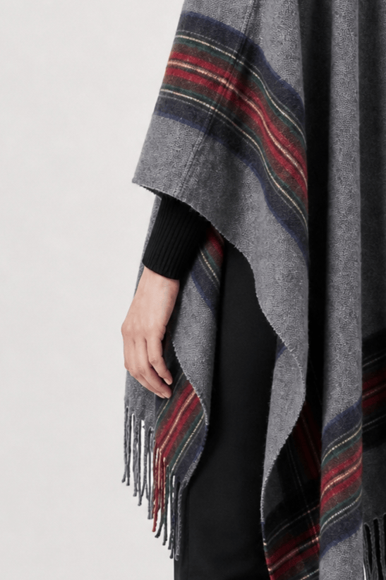 Cape Poncho femme Acrylique