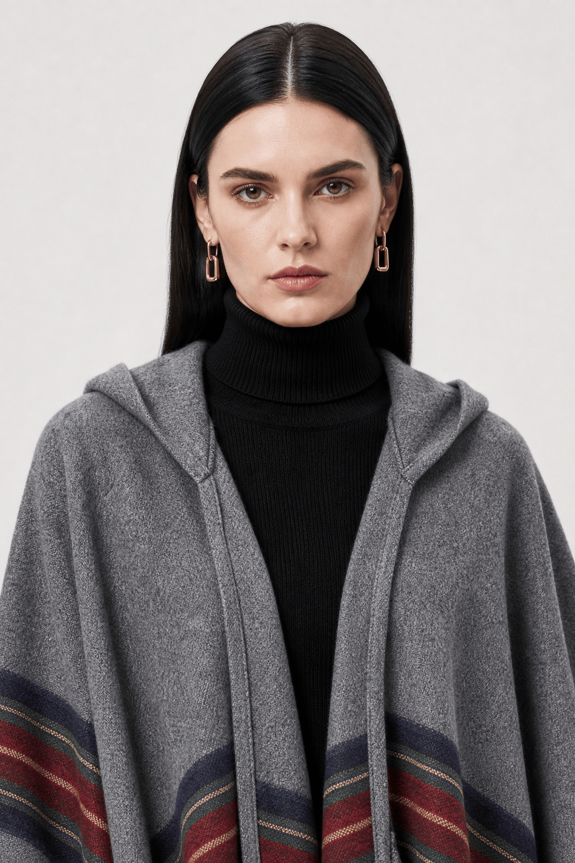 Cape Poncho femme Acrylique
