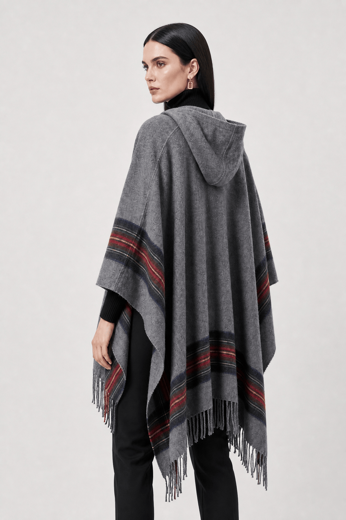 Cape Poncho femme Acrylique