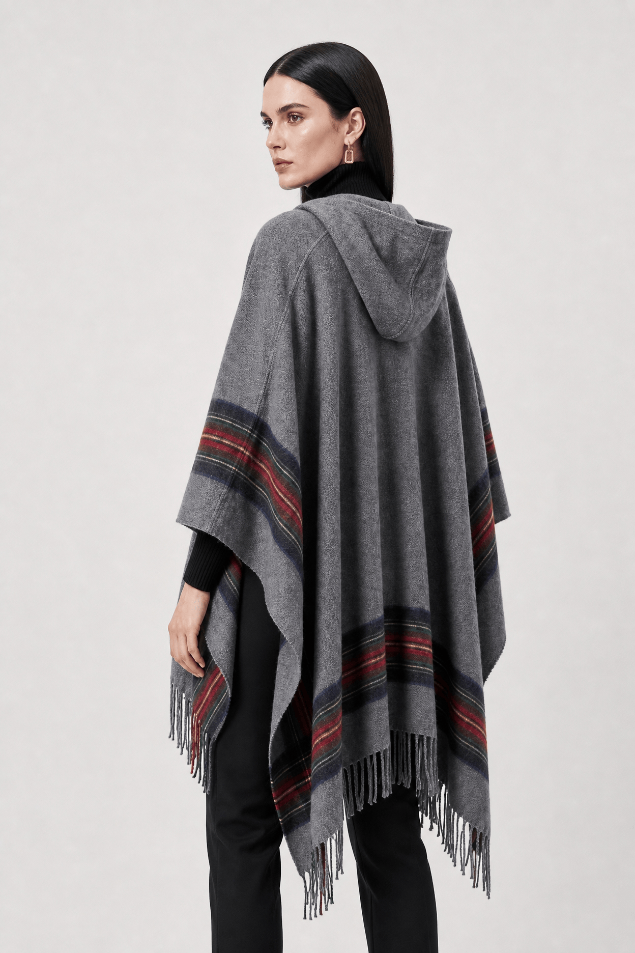 Cape Poncho femme Acrylique