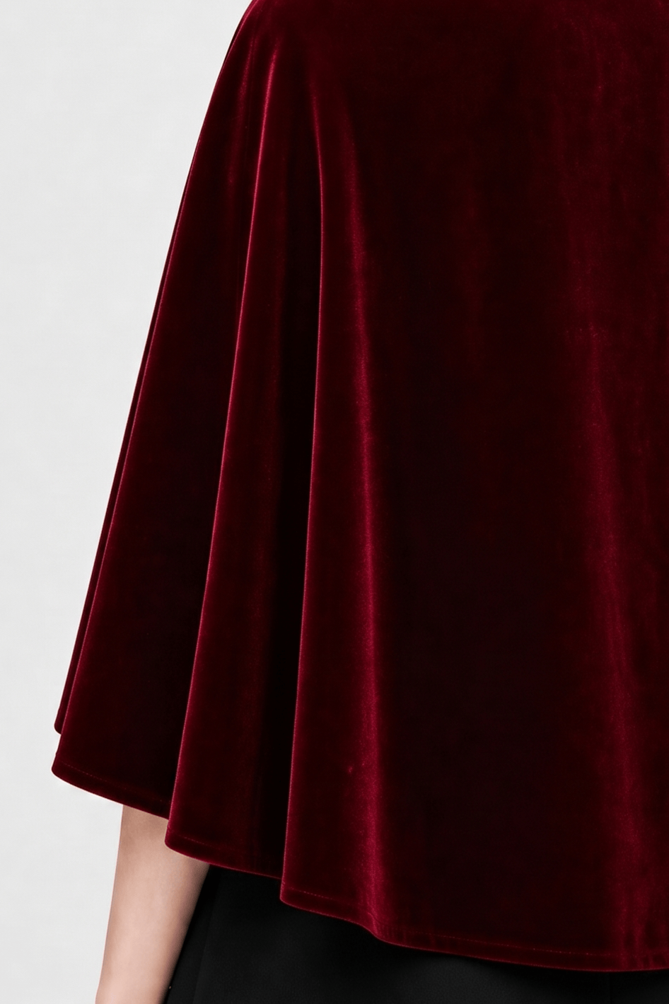 Cape Veste Femme rouge