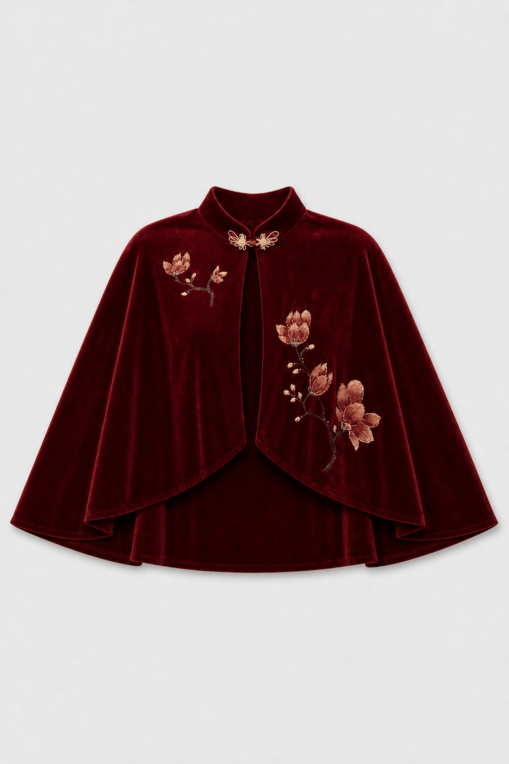 Cape Veste Femme rouge
