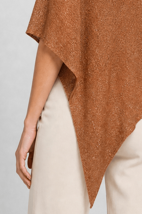 Poncho Asymétrique Femme