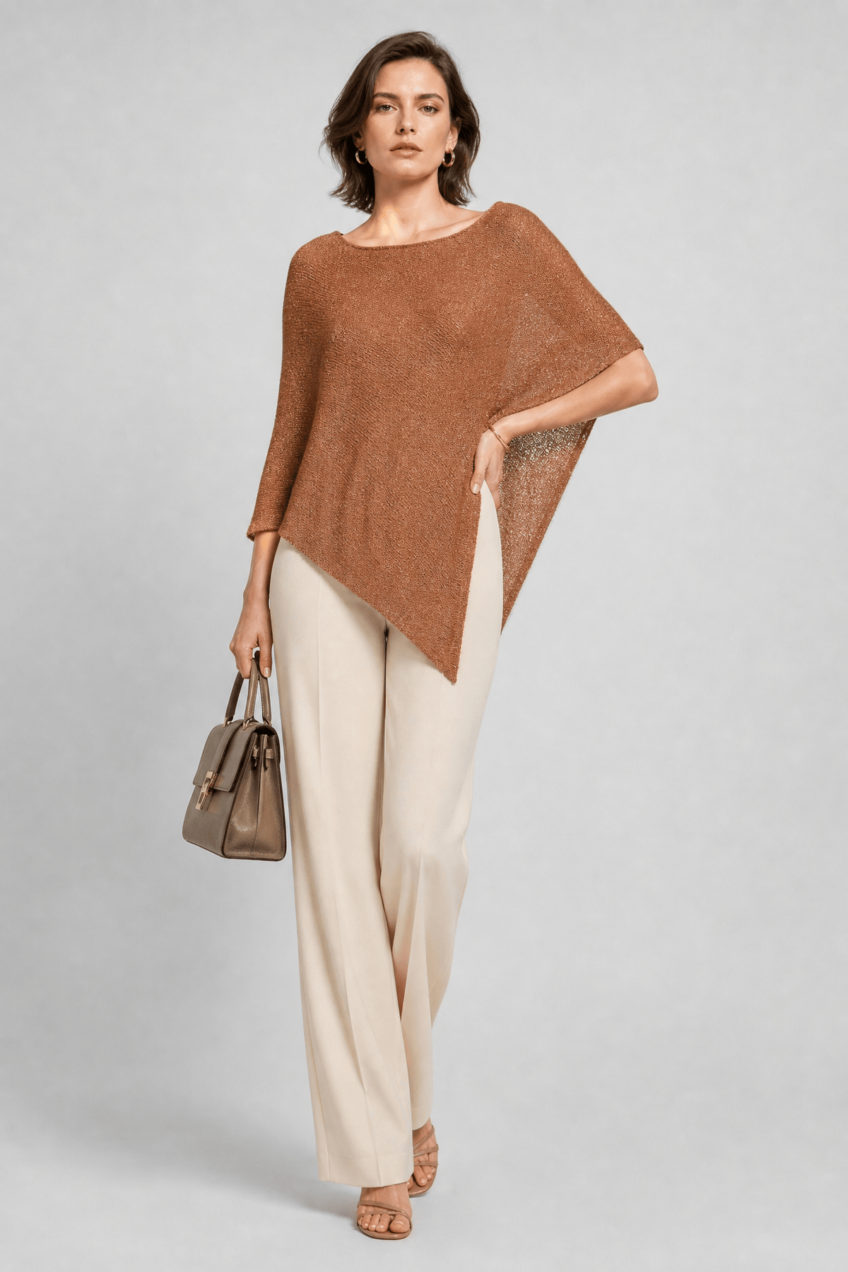 Poncho Asymétrique Femme