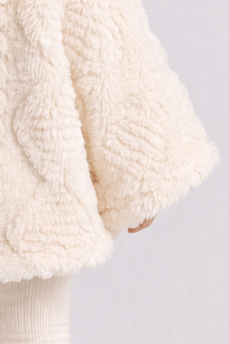 Poncho Bébé Hiver à Capuche