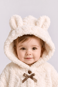 Poncho Bébé Hiver à Capuche