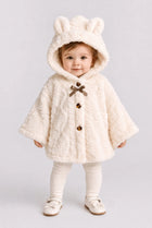 Poncho Bébé Hiver à Capuche