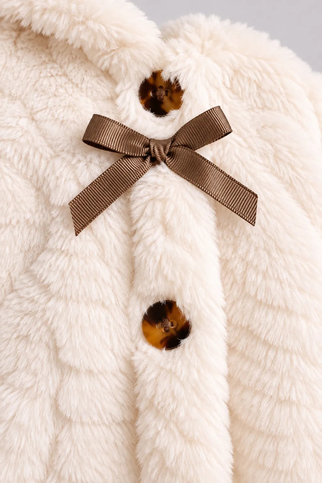 Poncho Bébé Hiver à Capuche