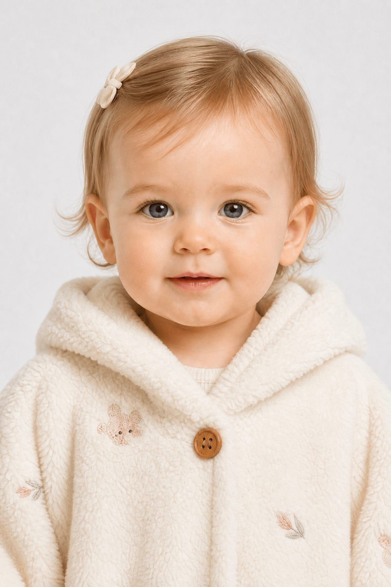 Poncho Bébé Polaire Capuche
