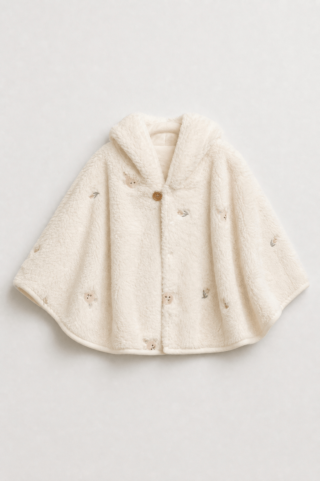 Poncho Bébé Polaire Capuche