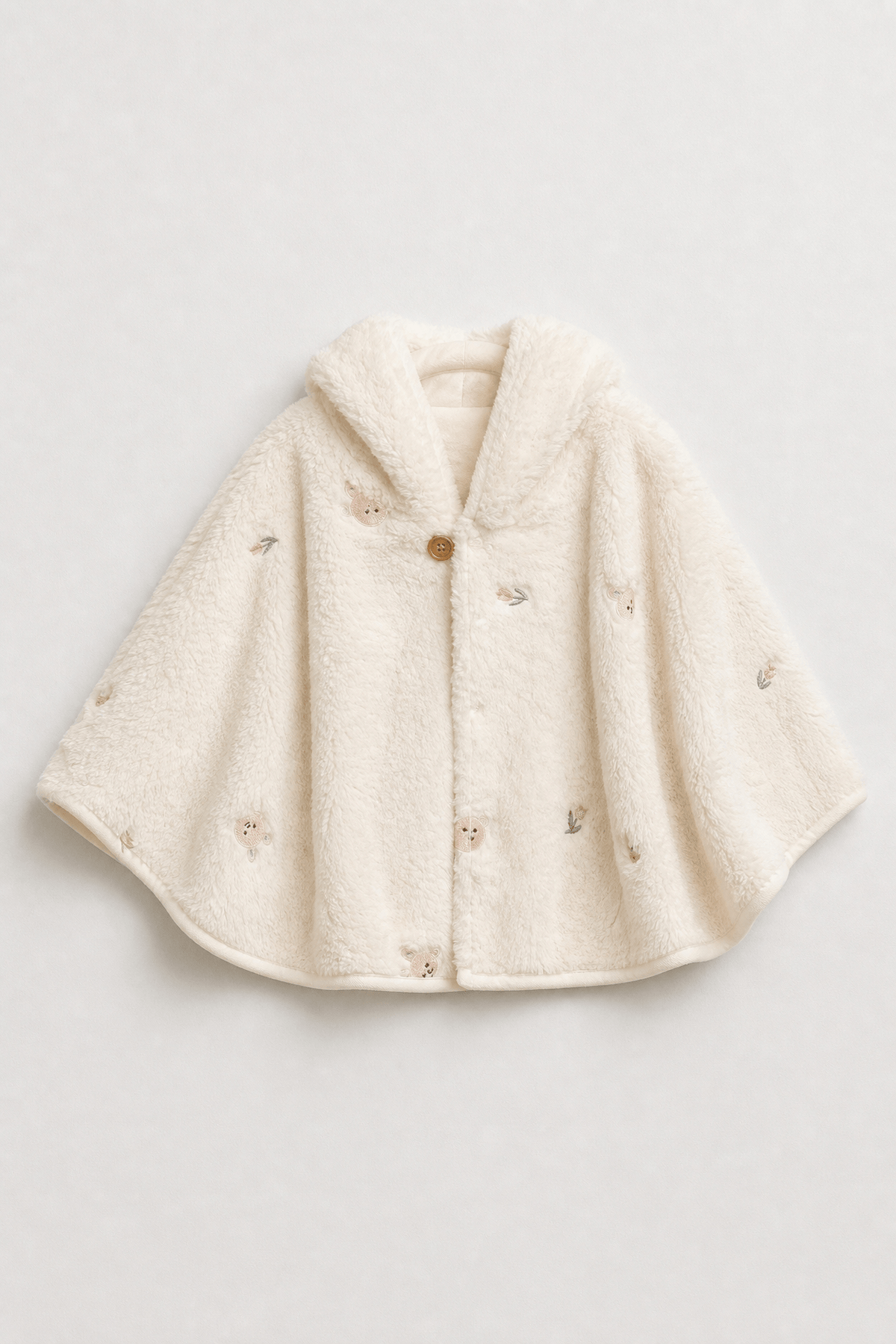 Poncho Bébé Polaire Capuche