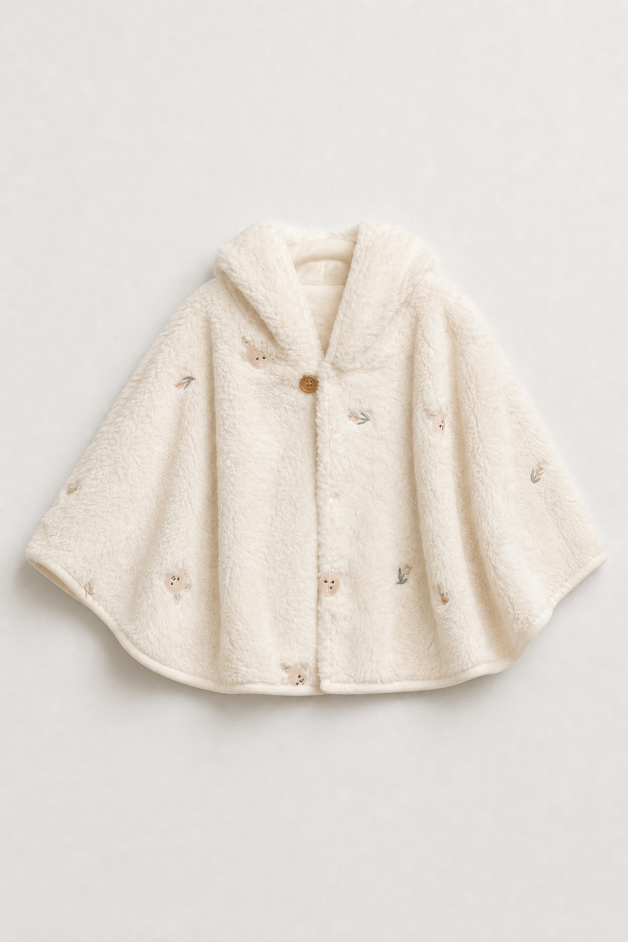 Poncho Bébé Polaire Capuche