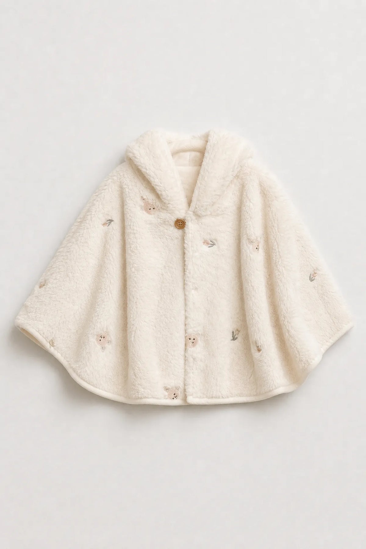 Poncho Bébé Polaire Capuche