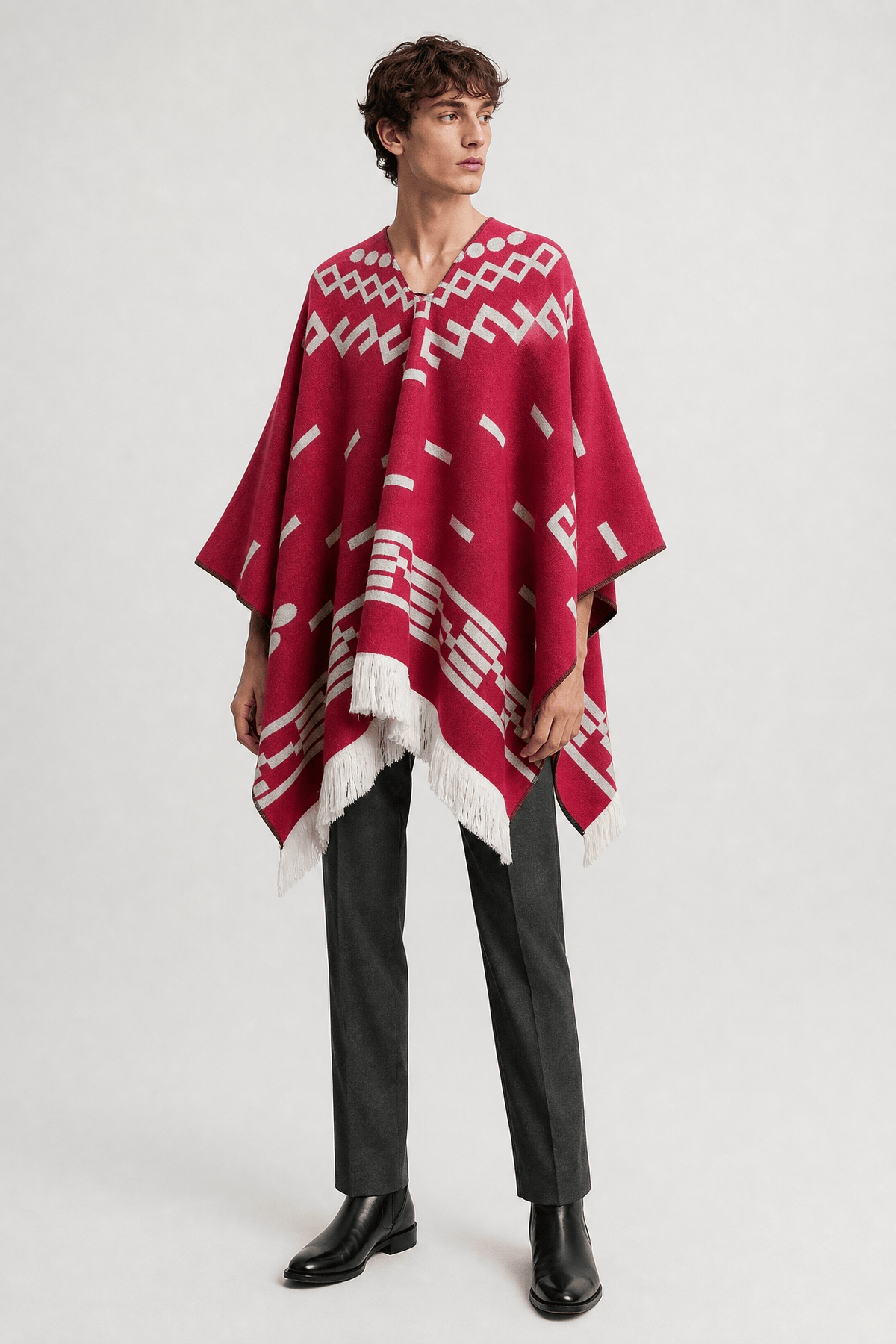 Poncho Cachemire Cowboy