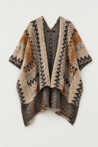 Poncho Cap Homme Chaud