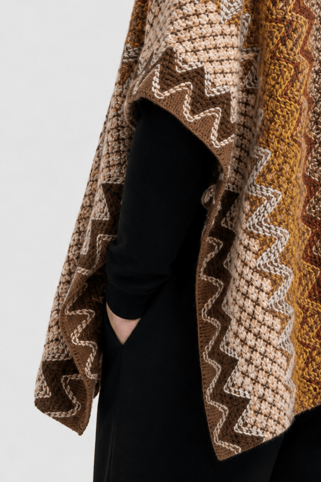 Poncho Cap Homme Chaud
