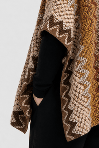 Poncho Cap Homme Chaud