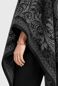 Poncho Cape Écharpe Femme Hiver