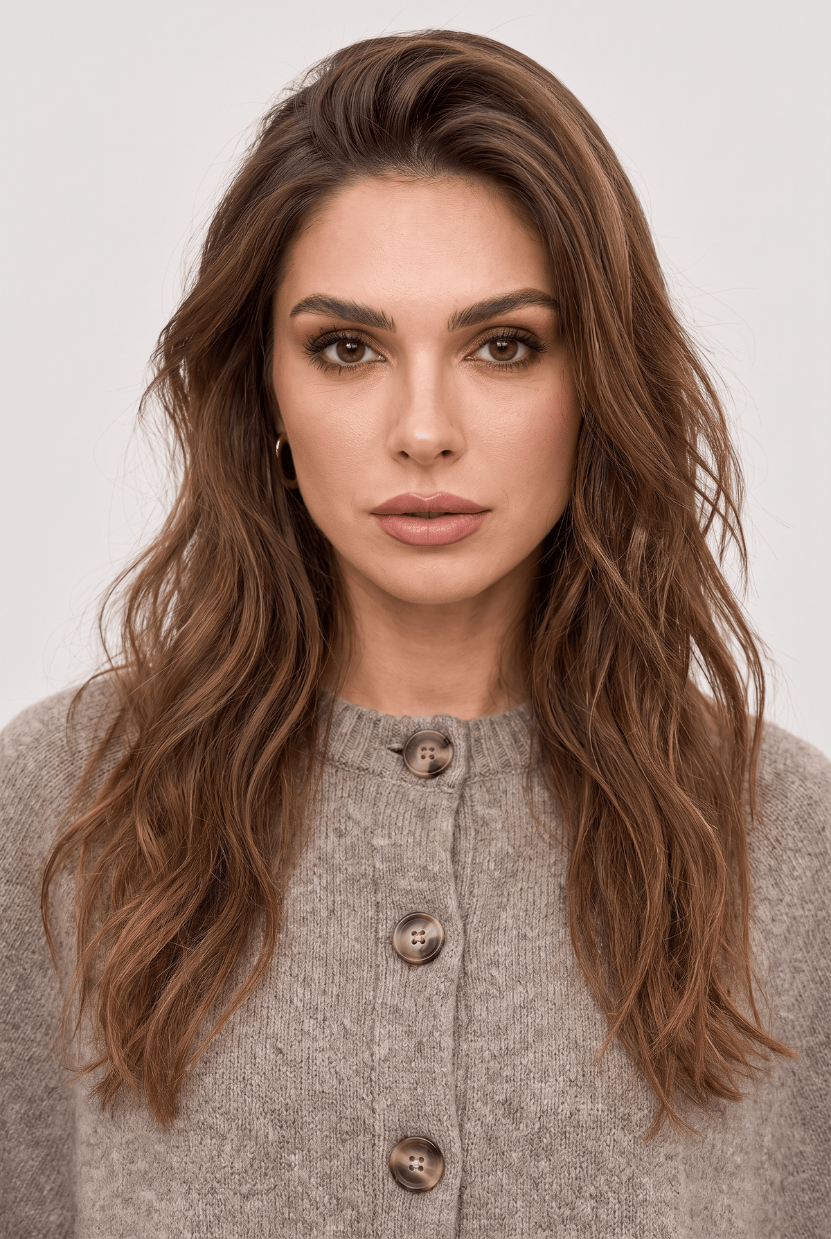Poncho Cape Femme avec Boutons