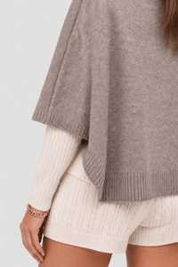Poncho Cape Femme avec Boutons